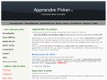 Apprendre le poker